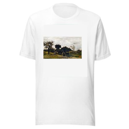 Peasant Woman On A Path by Charles François Daubigny T-Shirt