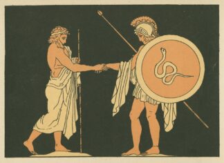 Pelias sending forth Jason by John Flaxman