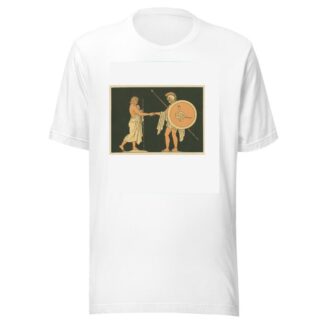 Pelias sending forth Jason by John Flaxman T-Shirt