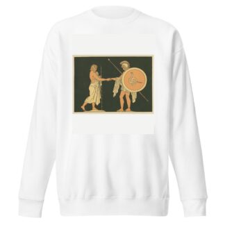 Pelias sending forth Jason by John Flaxman Sweatshirt