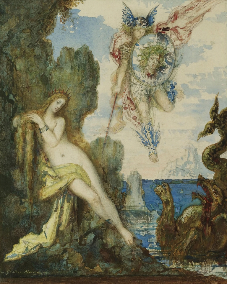 Persee Et Andromede by Gustave Moreau