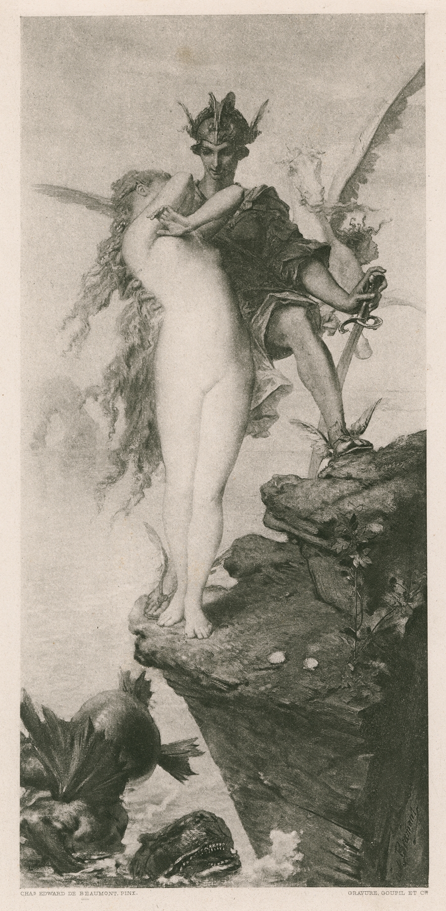 Perseus and Andromeda by Edouard de Beaumont