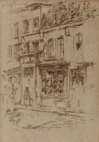 Petite Rue au Beurre, Brussels by James Abbott McNeill Whistler