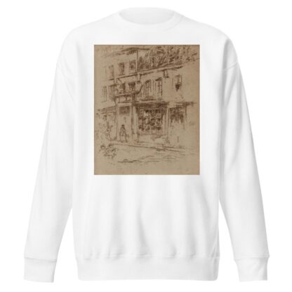 Petite Rue au Beurre, Brussels by James Abbott McNeill Whistler Sweatshirt