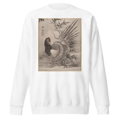 Pheasant Caught by a Snake by Kawanabe Kyōsai Sweatshirt