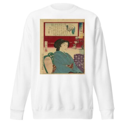 Photographer and subject, in Yokohama, Japan by Tsukioka Yoshitoshi Sweatshirt