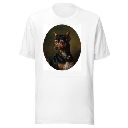 Pinscher in Collar with Bells by Carl Reichert T-Shirt