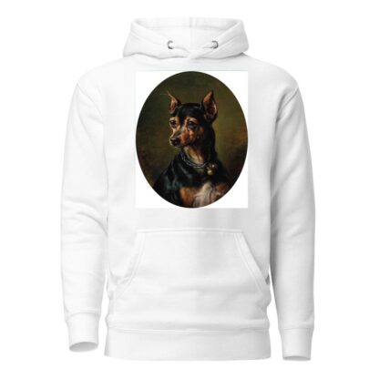 Pinscher in Collar with Bells by Carl Reichert Hoodie