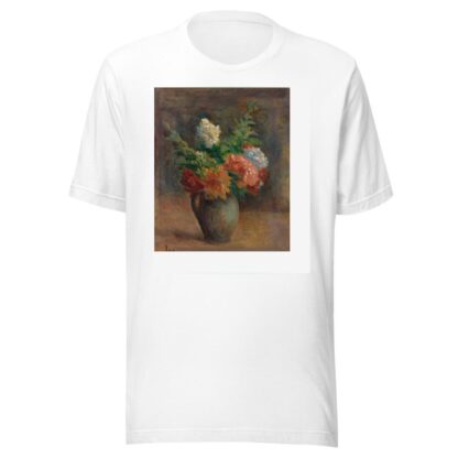 Pivoines, Géraniums Et Lilas Blancs by Maximilien Luce T-Shirt
