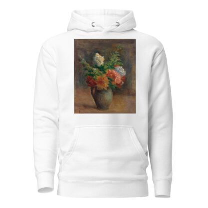 Pivoines, Géraniums Et Lilas Blancs by Maximilien Luce Hoodie