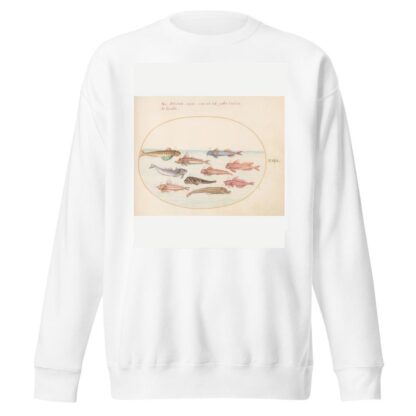 Plate 26; Gurnards, Dragonets, and Other Fish by Joris Hoefnagel Sweatshirt