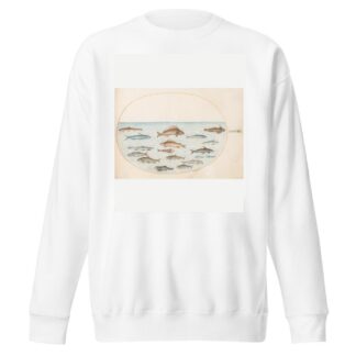 Plate 43; Fifteen Fish by Joris Hoefnagel Sweatshirt