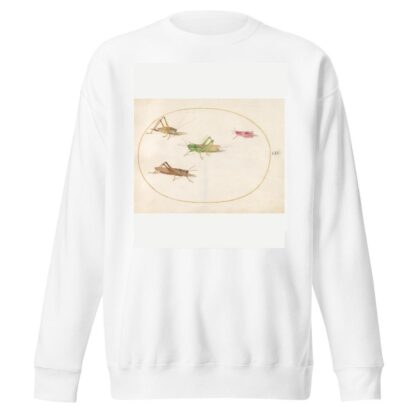 Plate 52; Four Grasshoppers by Joris Hoefnagel Sweatshirt
