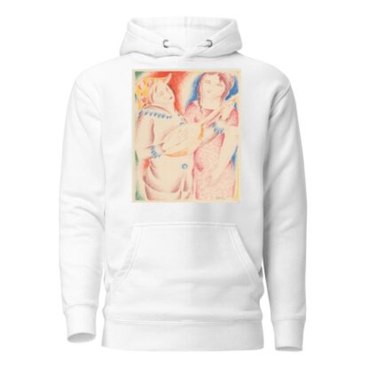 Playing the mandolin by Mikuláš Galanda Hoodie