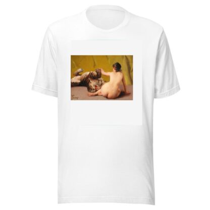 Playing with the Tiger by Luis Ricardo Falero T-Shirt