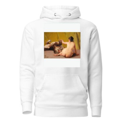 Playing with the Tiger by Luis Ricardo Falero Hoodie