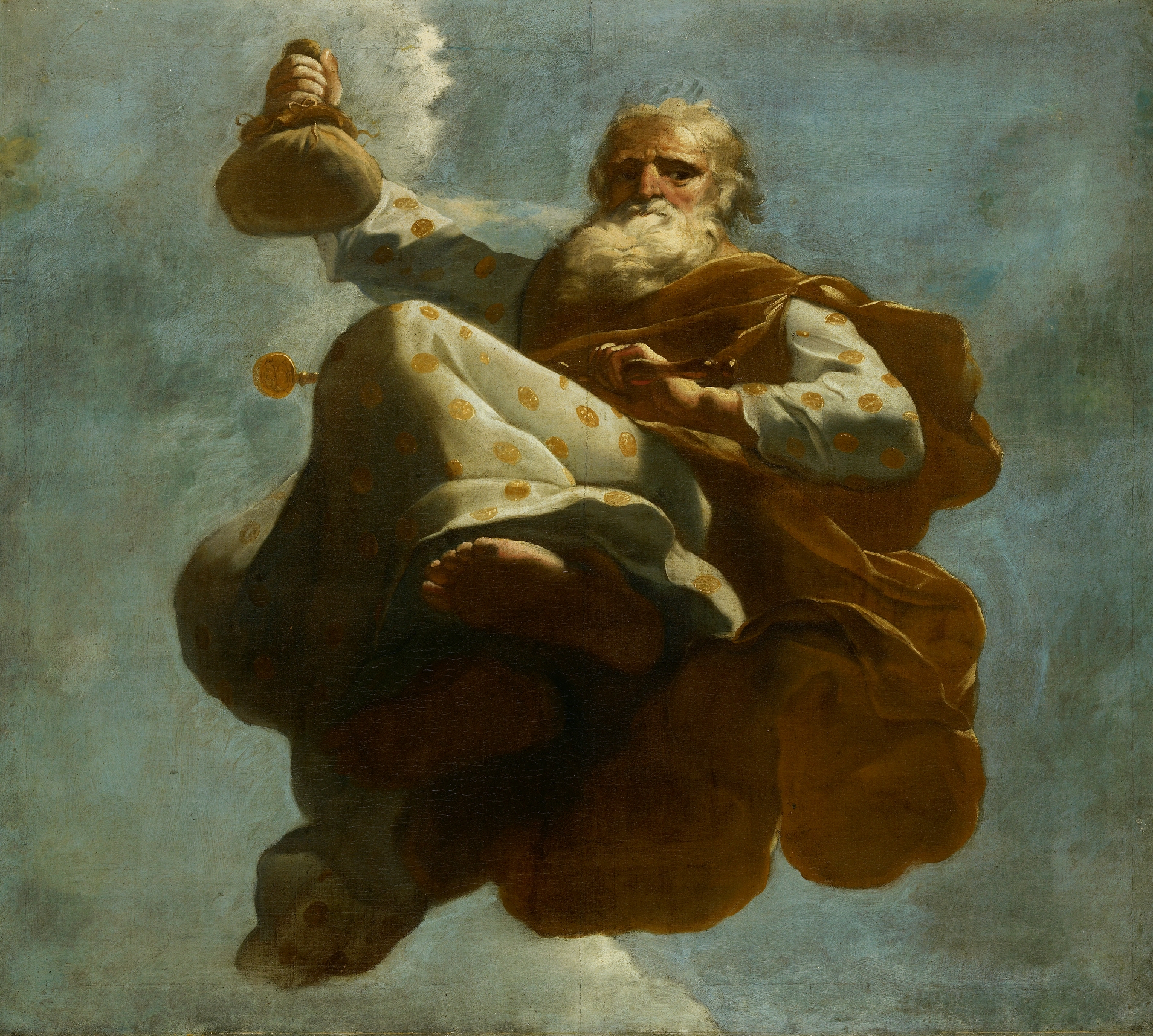 Plutus ; Allegorische voorstelling van de verzorging van leprozen en onnozelen by Gerard de Lairesse