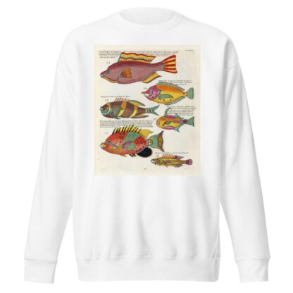 Poissons, ecrevisses et crabes, de diverses couleurs et figures extraordinaires.. Pl.047 by Louis Renard Sweatshirt