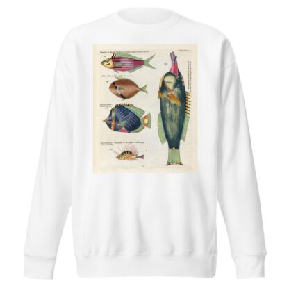 Poissons, ecrevisses et crabes, de diverses couleurs et figures extraordinaires.. Pl.065 by Louis Renard Sweatshirt