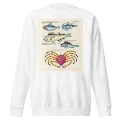Poissons, ecrevisses et crabes, de diverses couleurs et figures extraordinaires.. Pl.066 by Louis Renard Sweatshirt