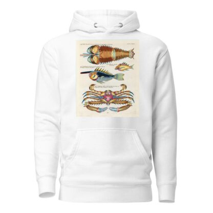 Poissons, ecrevisses et crabes, de diverses couleurs et figures extraordinaires.. Pl.090 by Louis Renard Hoodie
