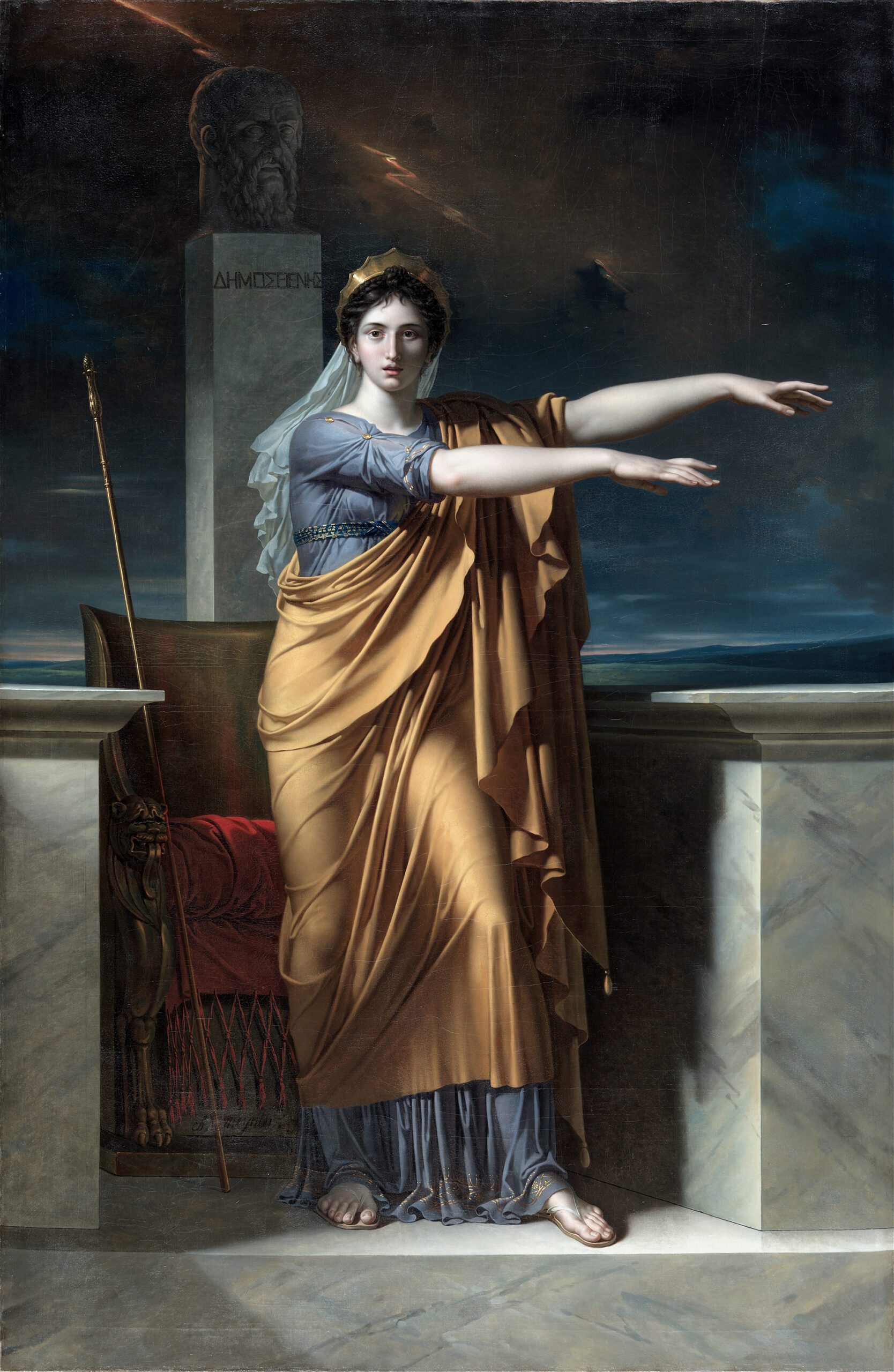Polyhymnia,Muse of Eloquence by Charles Meynier