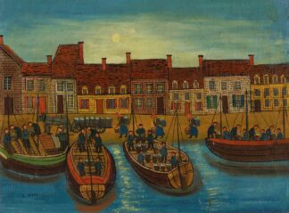 Port breton by Louis Vivin
