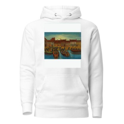 Port breton by Louis Vivin Hoodie
