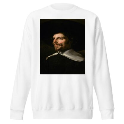 Portrait of a Man in a Hat by Abraham de Vries Sweatshirt