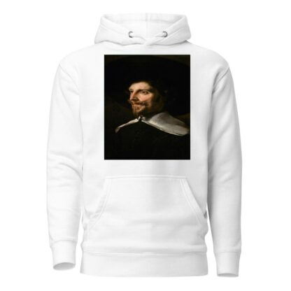 Portrait of a Man in a Hat by Abraham de Vries Hoodie