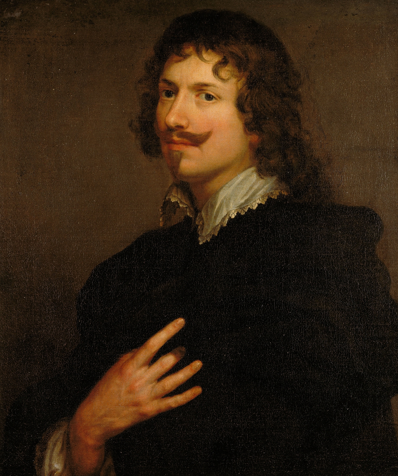 Portrait of Adriaen Hanneman by Follower of Anthony van Dyck