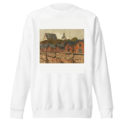 Porvoon ranta-aittoja by Alfred William Finch Sweatshirt