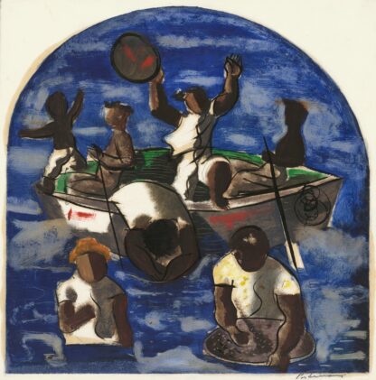 Preparatory drawing for ‘Mining for Gold’ by Cândido Portinari Sweatshirt