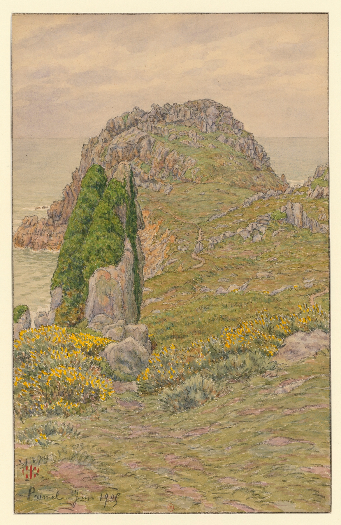 Primel by Henri Rivière
