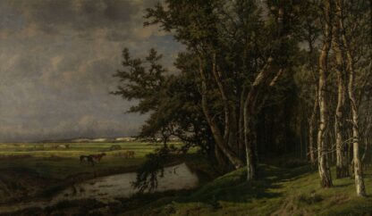 Prinsenvijver on the Isle of Walcheren by Jean Pierre François Lamorinière