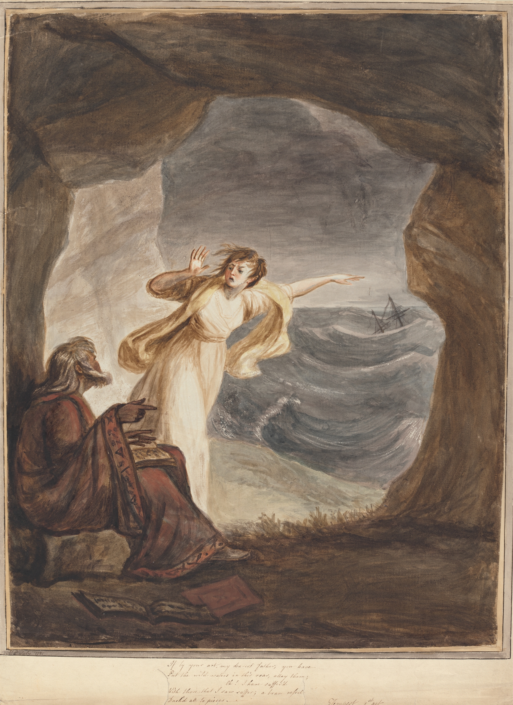 Prospero and Miranda by Mary Hoare