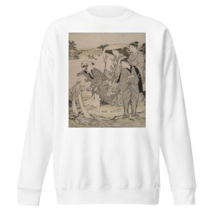 Province of Musashi; Six Tama Rivers by Kubo Shunman Sweatshirt