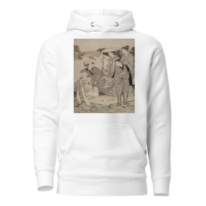 Province of Musashi; Six Tama Rivers by Kubo Shunman Hoodie