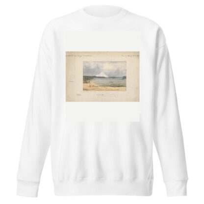 Puget Sound and Mt. Rainier from Whitby’s Island by John Mix Stanley Sweatshirt