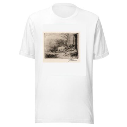 Pulling a Load of Hay by Peter Moran T-Shirt