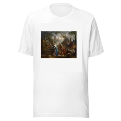 Rebekka And Eliezer At The Well by Joseph Esperlin T-Shirt