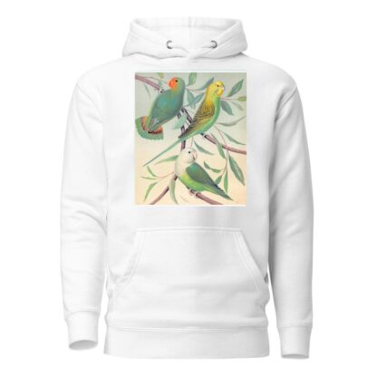 Red-Headed Love-Bird, Grass Parakeet, Madagascar Love-Bird by W. A . Blakston Hoodie