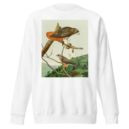 Red-Tailed Hawk,Cooper’s Hawk by Louis Agassiz Fuertes Sweatshirt