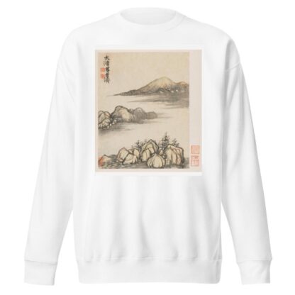 Reminiscences of Qinhuai River pl2 by Shitao Sweatshirt