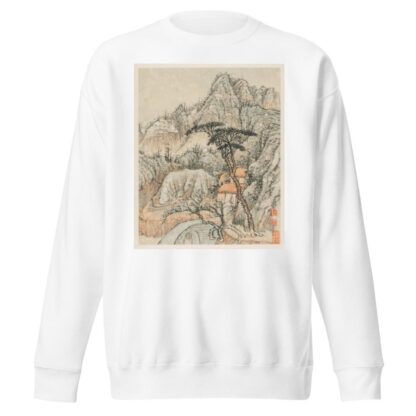 Reminiscences of Qinhuai River pl3 by Shitao Sweatshirt