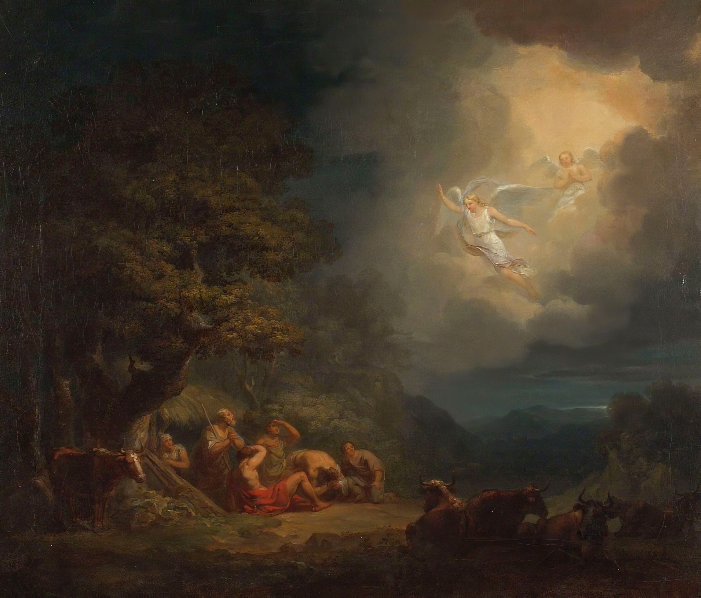 Revelation Of Angels To Shepherds by Alexander Lauréus
