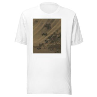 River Village in a Rainstorm by Lu Wenying T-Shirt
