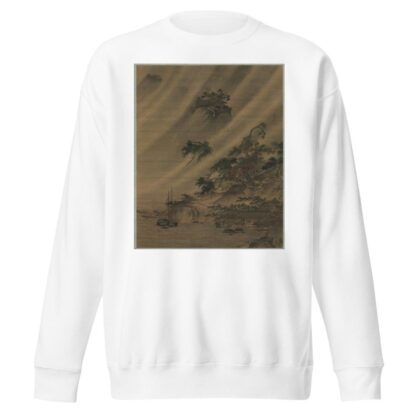 River Village in a Rainstorm by Lu Wenying Sweatshirt