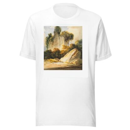 Rocks and overgrown masonry, Bengal by George Chinnery T-Shirt