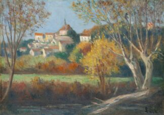 Rolleboise, Le Village by Maximilien Luce